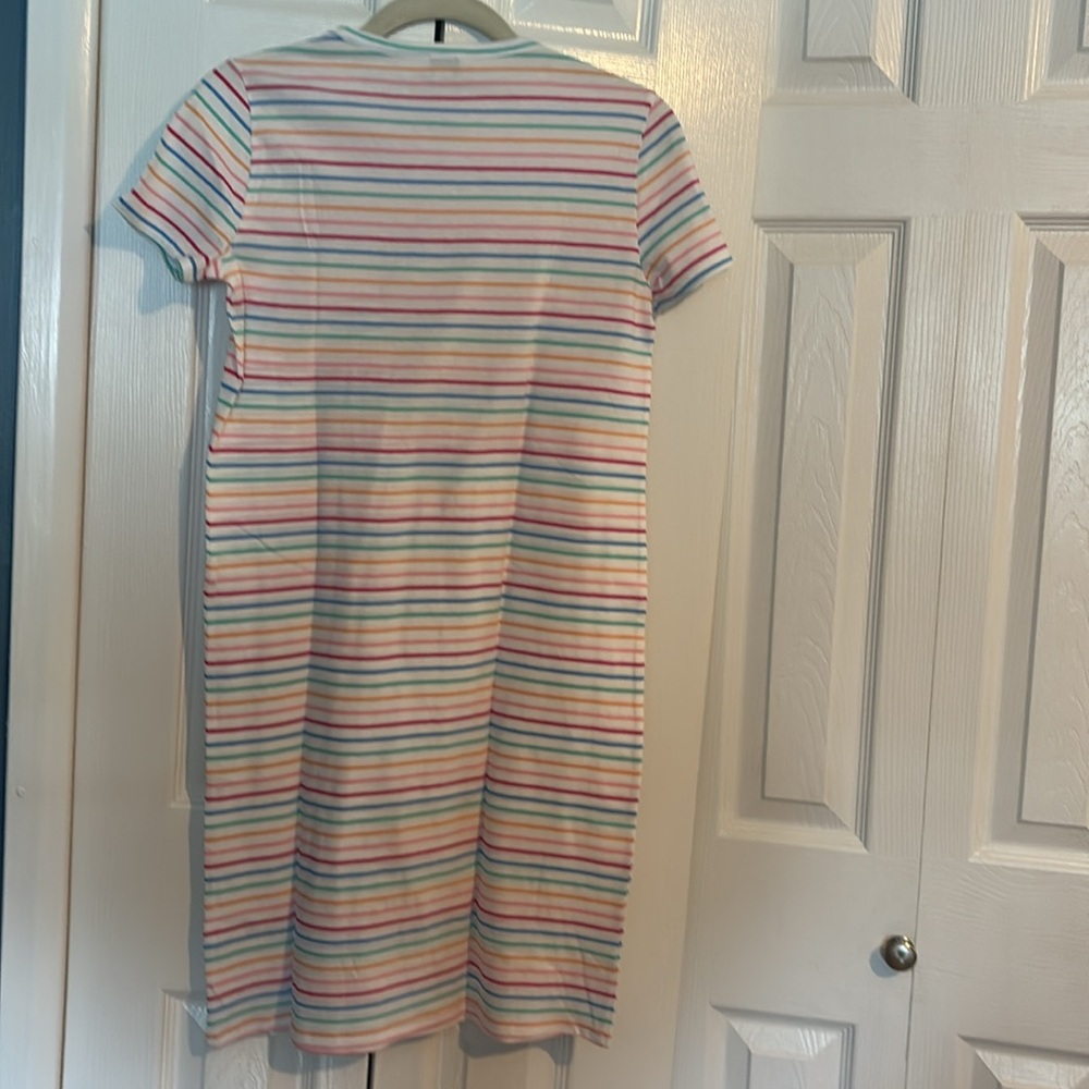 NWT  J CREW short sleeve striped t-shirt dress 100% cotton size XXS - Picture 7 of 7